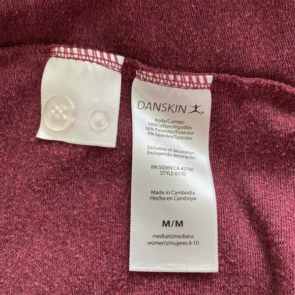 Danskin cowl neck wrap tunic top - Picture 10 of 10